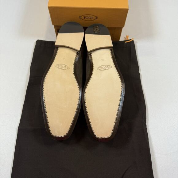 Tod’s MOCASSINO CUOIO DESTRUTTURATO Loafer 7.5UK/9US New Box Receipt MSRP $1,195